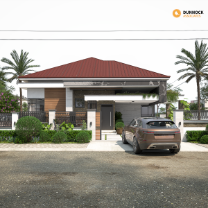 Modern Bungalow House Plan-B082